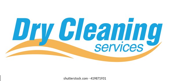 Dry Cleaning Service Logo Template