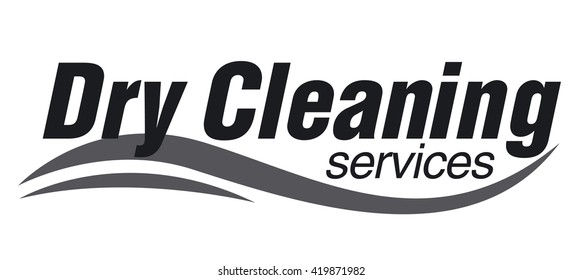 Dry Cleaning Service Logo Template