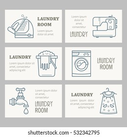 Dry Cleaning. The simple design of cards or invitations