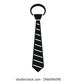 Dry cleaning tie icon. Simple illustration of Dry cleaning tie vector icon for web design isolated on white background