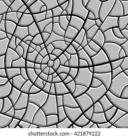 Dry cracked earth texture vector seamless pattern EPS 8