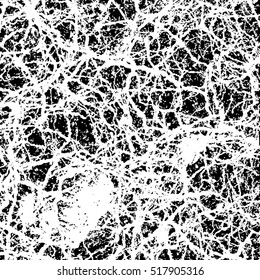 Dry Cracked Scrawl Overlay Vector Texture For Your Design. EPS10 