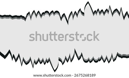 Dry cracked soil texture with grunge fissures, earthquake crevices, and distressed land surface cracks, natural vector pattern isolated on white background