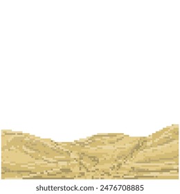 dry desert pixel art for dynamic digital projects and designs.