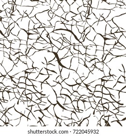 Dry earth illustration