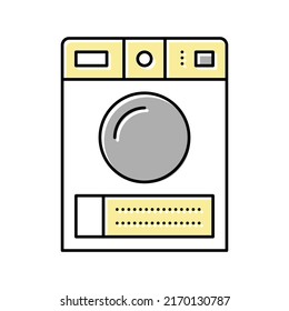 dry electronic machine color icon vector. dry electronic machine sign. isolated symbol illustration