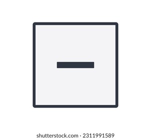 Dry Flat Symbol. Concept of Laundry Symbols.
