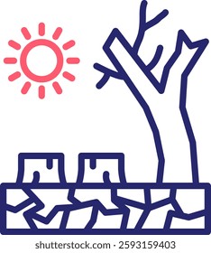 Dry Icon Color Vector Illustration