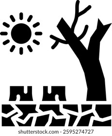 Dry Icon Glyph Vector Illustration