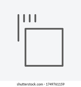 Dry icon line symbol. Isolated vector illustration of icon sign concept for your web site mobile app logo UI design.