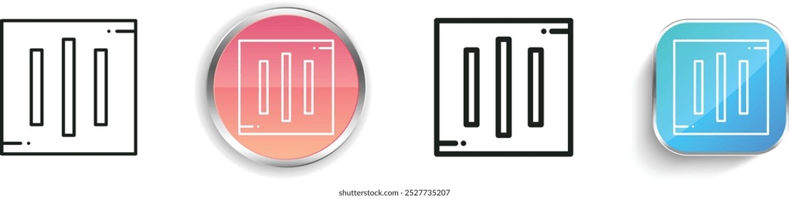 dry icon. Thin Linear, Regular and Button Style Design Isolated On White Background