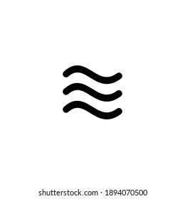 Dry Icon Vector Sign Symbol For Air Conditioning Button