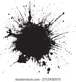 Textura de salpicadura de gota de tinta seca