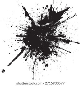 Textura de salpicadura de gota de tinta seca
