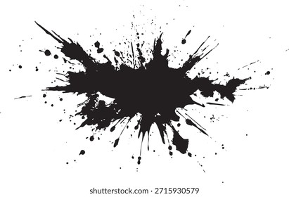 Tinta seca gota Splash textura