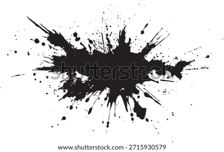 Dry ink drop Splash texture