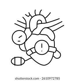 dry and itchy skin disease symptom line icon vector. dry and itchy skin disease symptom sign. isolated contour symbol black illustration