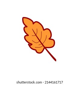 Dry Leaf Icon illustration Vector
