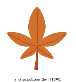 Droge bladvector, droge bladvector in de herfst, droge bladclipart-vector, droge bladvector, geïsoleerd op een witte achtergrond