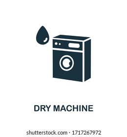 Dry Machine icon. Simple illustration from laundry collection. Creative Dry Machine icon for web design, templates, infographics and more