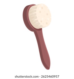 Dry massage body brush with wooden handle is perfect for exfoliating and stimulating skin, promoting lymphatic drainage, and improving overall skin health