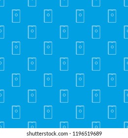 Dry napkins pack pattern vector seamless blue repeat for any use