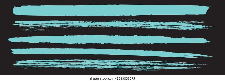 Dry paint stains brush stroke backgrounds set. Dirty artistic vector design elements, boxes, frames for text, labels, logo. Hipster stickers, paintbrush grunge stamp label backgrounds, circle frames.