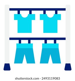 Ilustración del icono de la tienda de ropa