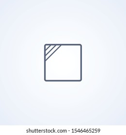 Dry in the shade, vector best gray line icon on white background, EPS 10