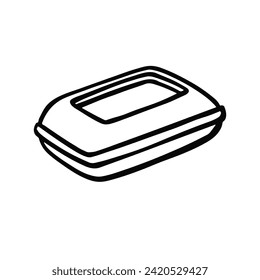 Dry soap, personal hygiene, vector
