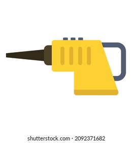 dry steam cleaner flat clipart vector illustration
