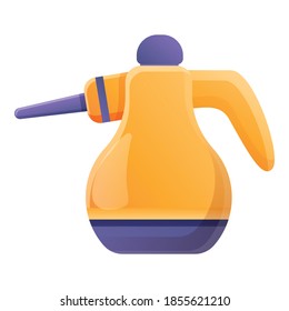 Dry steam cleaner icon. Cartoon of dry steam cleaner vector icon for web design isolated on white background