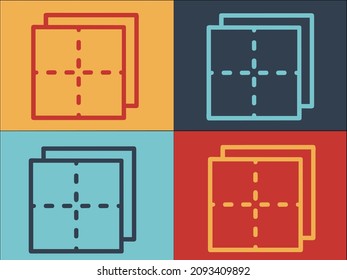 Dry Tissue Napkin Logo Template, Simple Flat Icon of paper,napkin,wipe
