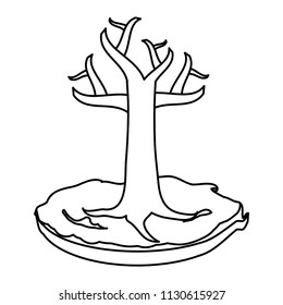 dry tree icon