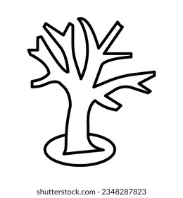 Dry Tree Icon Design For Personal And Comercial Use