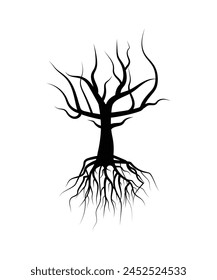 Icono de árbol seco, Vector mejor icono plano.