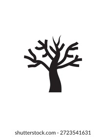 Icono de árbol seco, el mejor ícono plano de Vector.