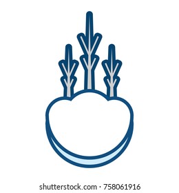 dry trees icon over white background vector illustration