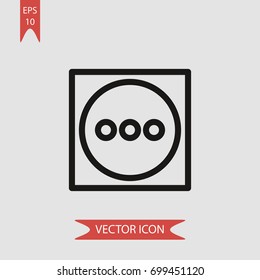 Dry vector icon illustration symbol