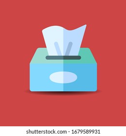 Dry Wipes Icon Isolated Background Design Vector
