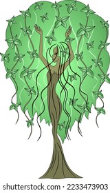 dryad forest goddess guardian of the forest