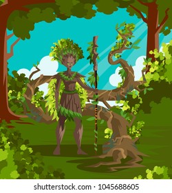 dryad magical forest guardian