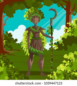 dryad nature tree forest guardian