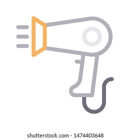 dryer colour line vector icon