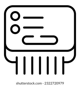 Dryer hand machine icon outline vector. Air dry. Paper dispenser