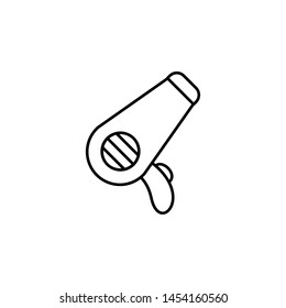 dryer icon. Simple thin line, outline illustration of Beauty icons for UI and UX, website or mobile application