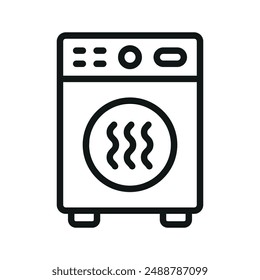 Dryer icon vector design templates simple and modern