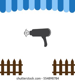 Dryer Icon Vector flat design style
