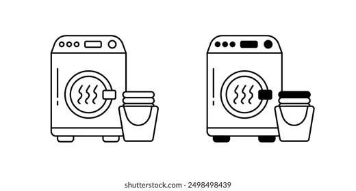 dryer icon with white background vector stock illustration