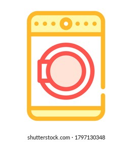 dryer machine color icon vector. dryer machine sign. isolated symbol illustration